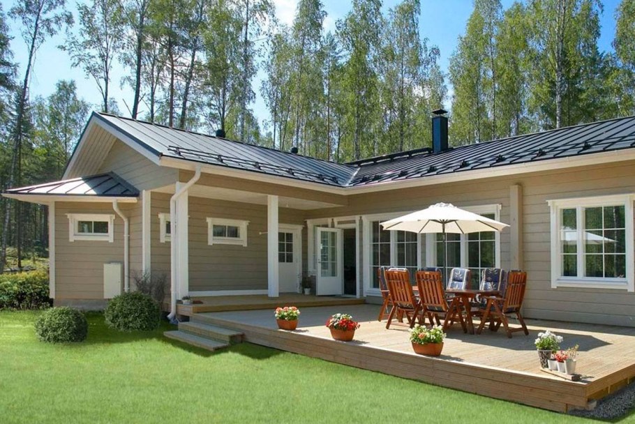 Дачный домик 5х7 одноэтажный