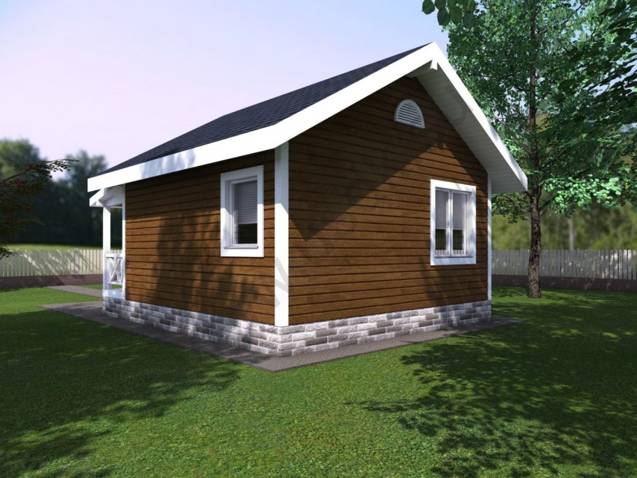 Дачные домики 6 на 5 одноэтажный