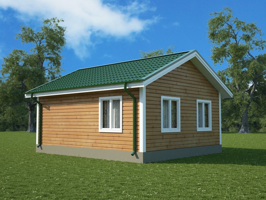 Каркасный дом 36м2