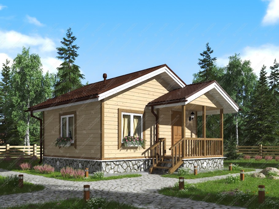 Дачный домик 5х6