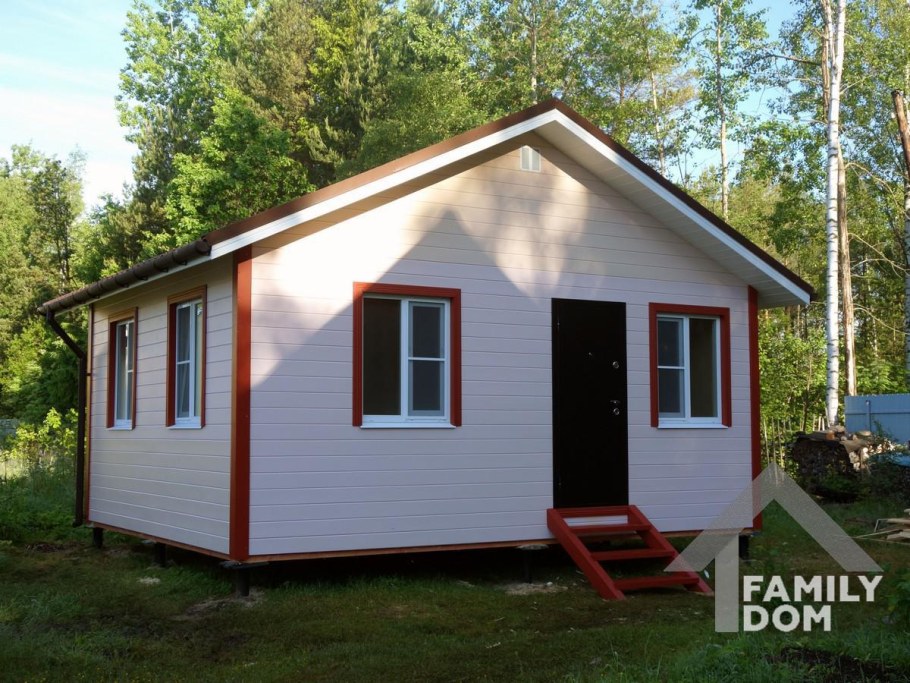 Каркасный дом 6х9 одноэтажный