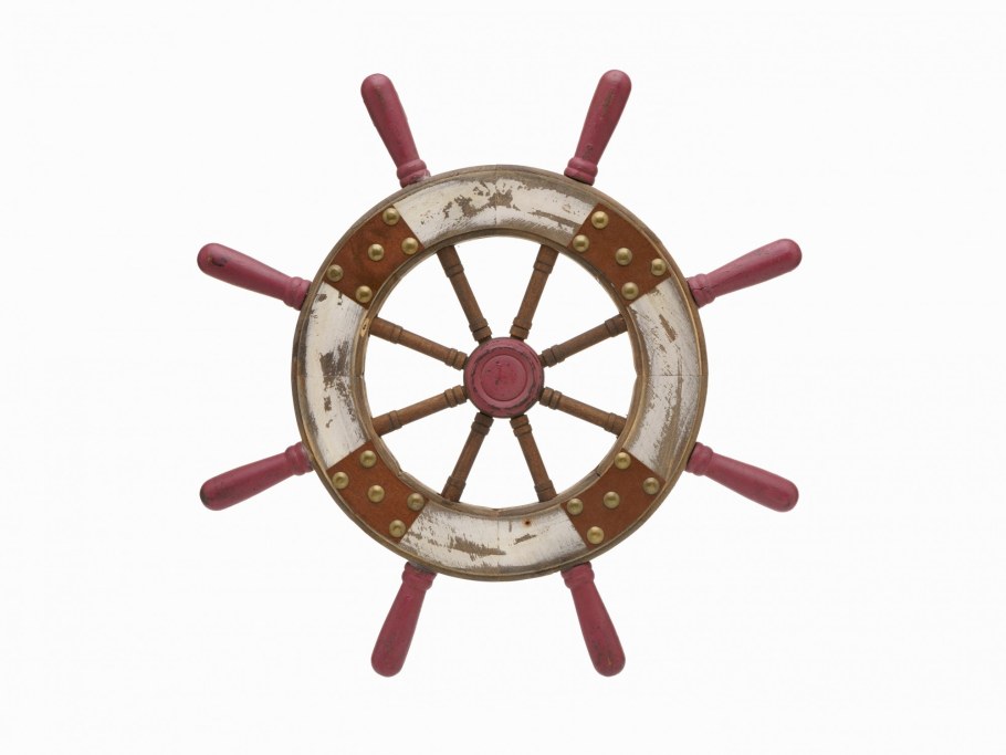 Штурвал деревянный