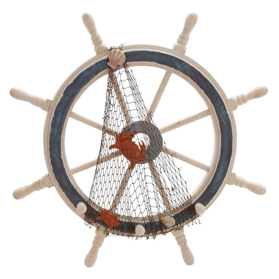 Настенная вешалка штурвал