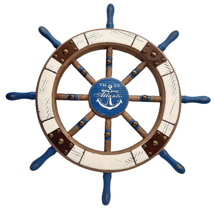 Штурвал деревянный