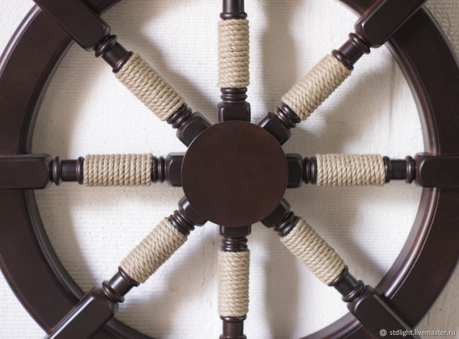 Чертеж штурвала корабля