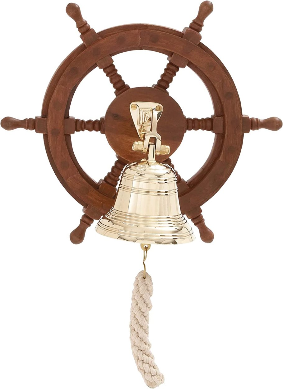 Royal Mariner настольный барометр штурвал арт. 85528