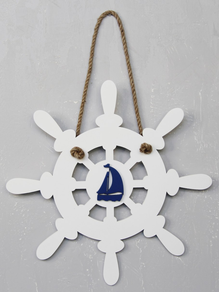 Штурвал декоративный для интерьера