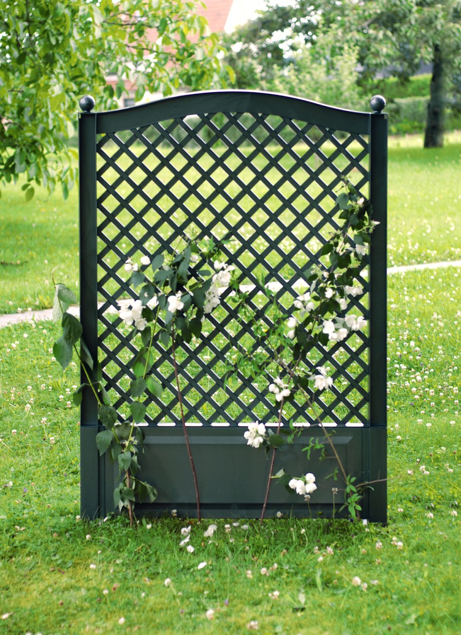 Шпалера KHW 100 см с штырями для установки KHW, белая 37701