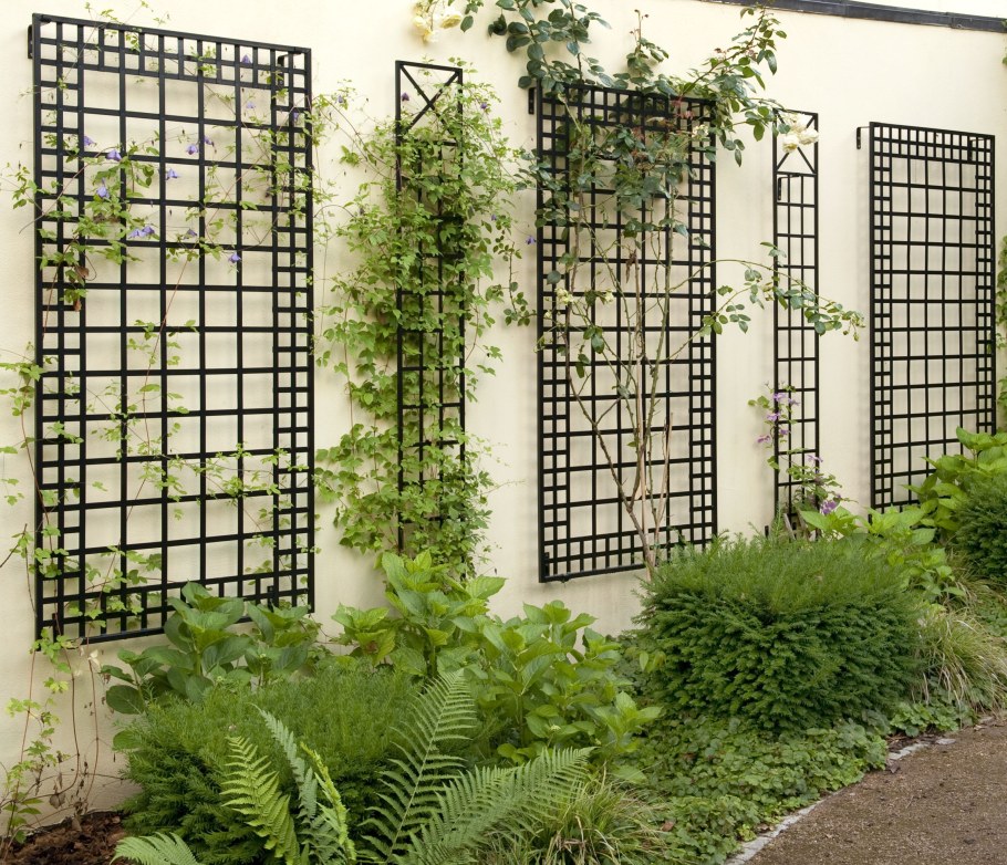 Садовые решетки для вьющихся растений