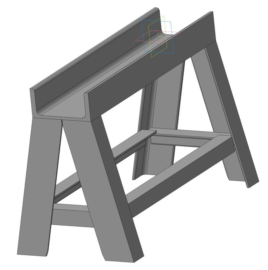 Козлы CMI металлические 2 т