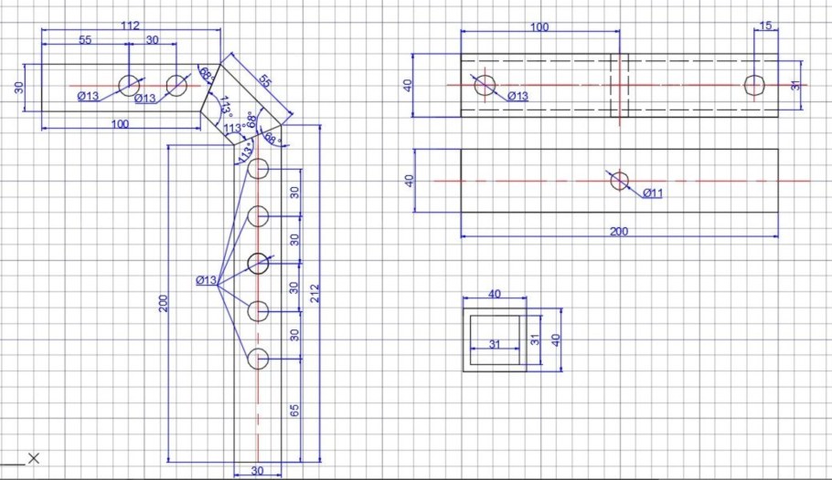 Чертёж подставки под 310 тормоза s6 c4