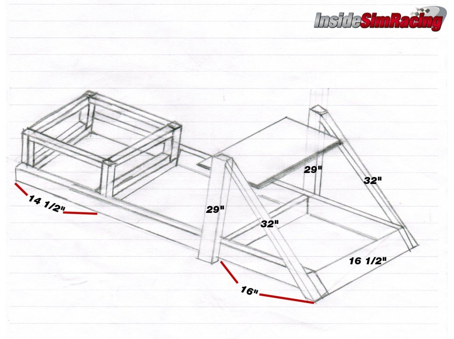 Чертеж столика для КАМАЗА
