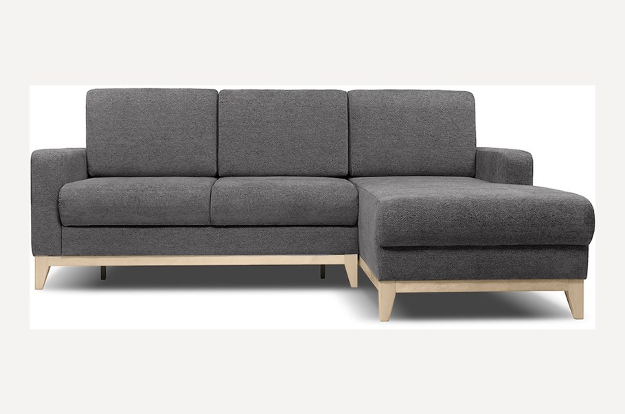 Диван моон угловой серый