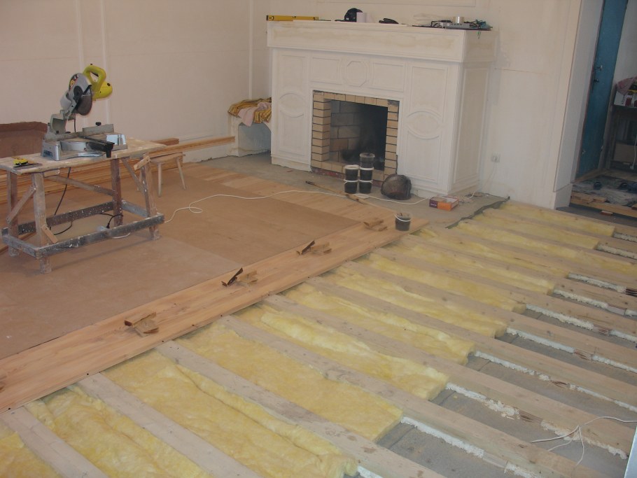 Шумоизоляция пола в доме