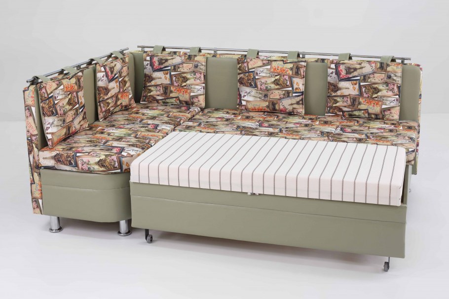 Кухонный уголок бирюзовый