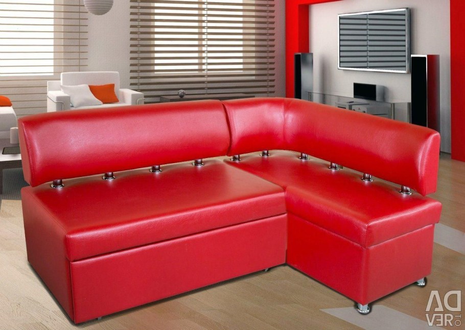 Кухонный уголок красный