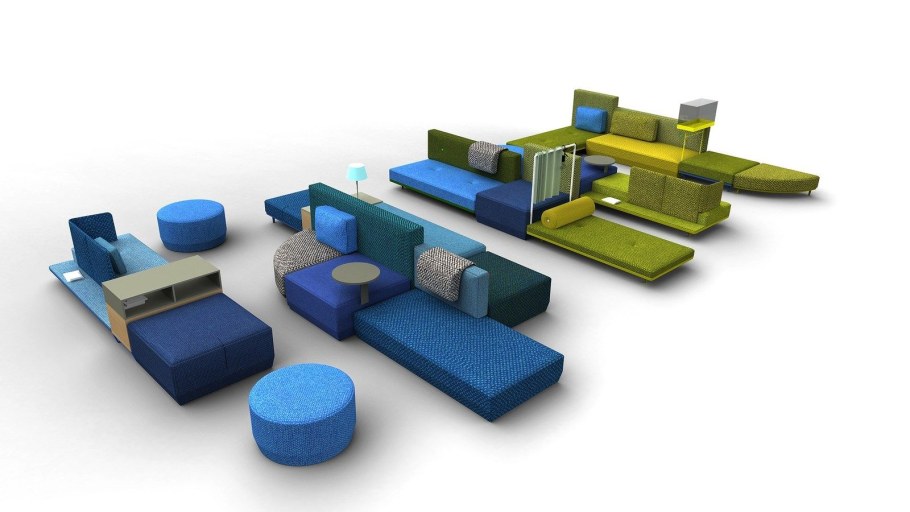 Мягкая модульная мебель для детей