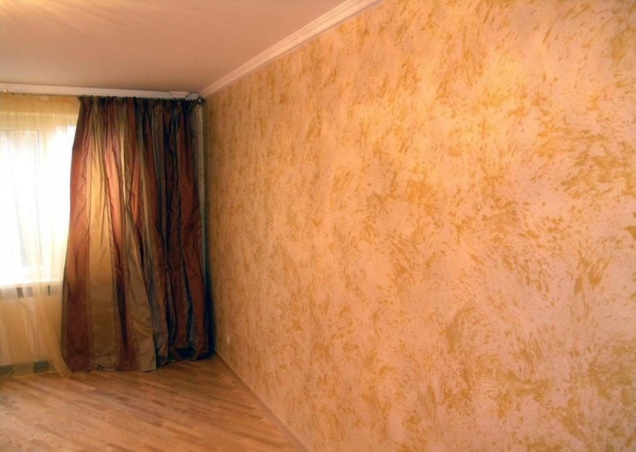 Венецианская штукатурка короед