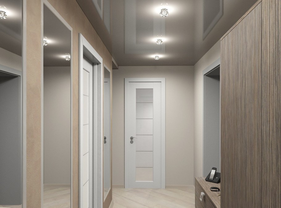 Двери в узком коридоре