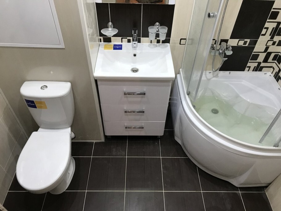 Ванная в хрущевке