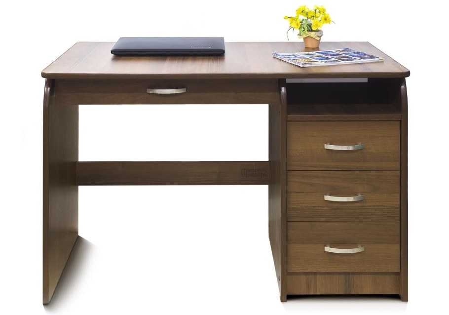 Овальный письменный стол для школьника