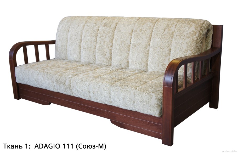 Диван выкатной аккордеон без подлокотников Рингс 01