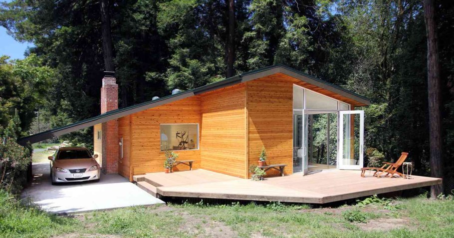 Tiny House с односкатной крышей