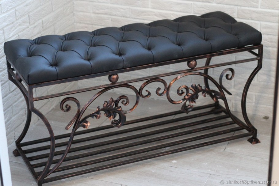 Банкетка кованая