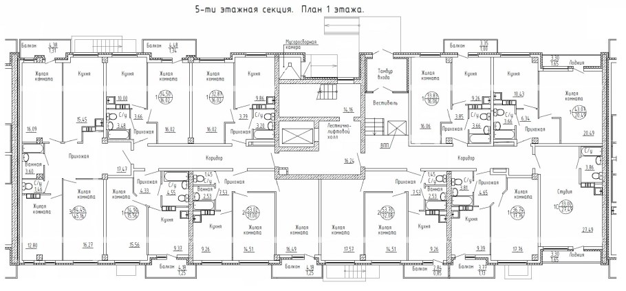 Двушка 60 кв м свободная планировка