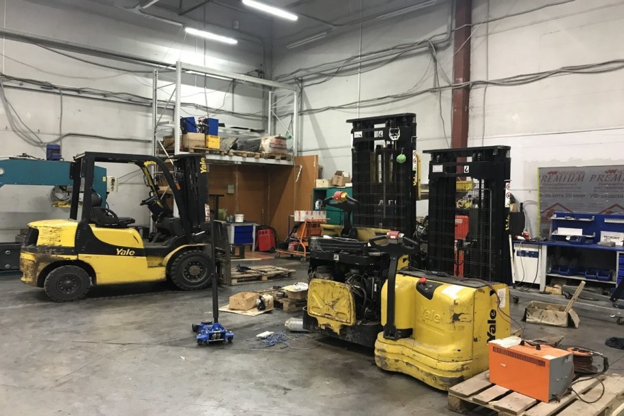 Ремонтный цех вилочных погрузчиков