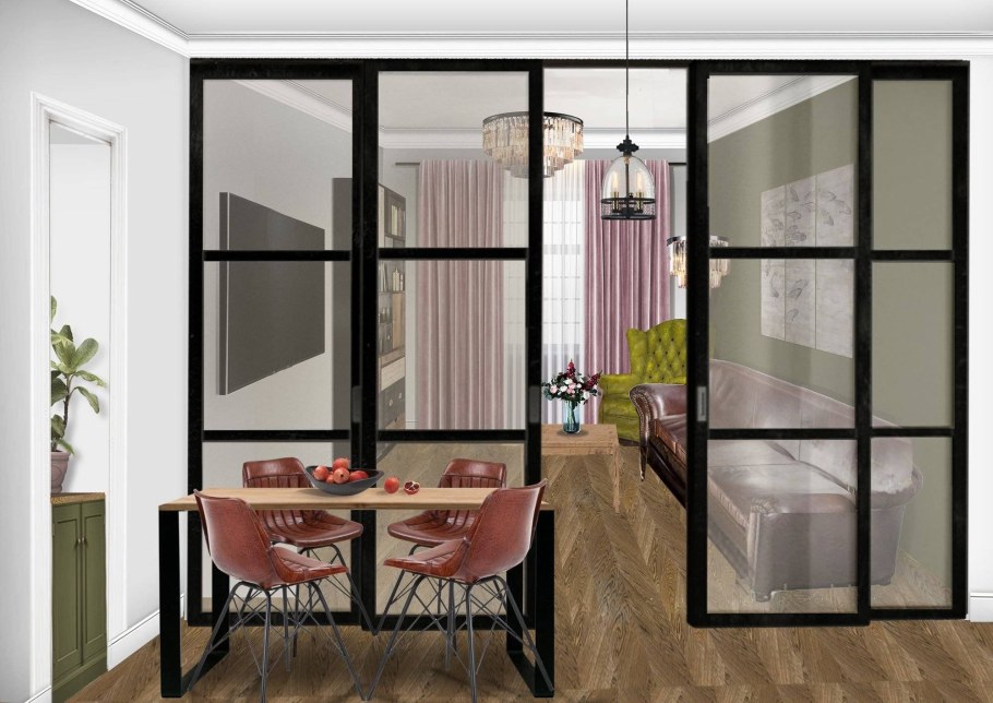 Стеклянные перегородки в квартире