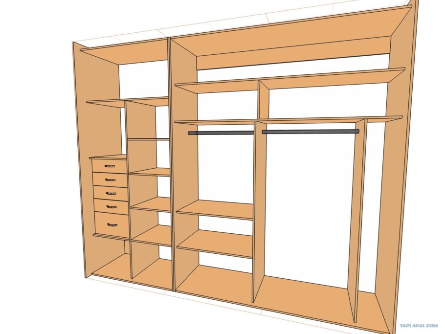 Проекты самодельных шкафов купе