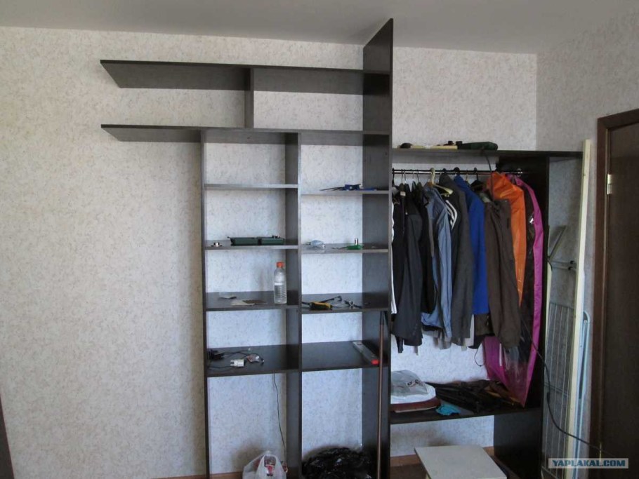 Самодельные встроенные шкафы