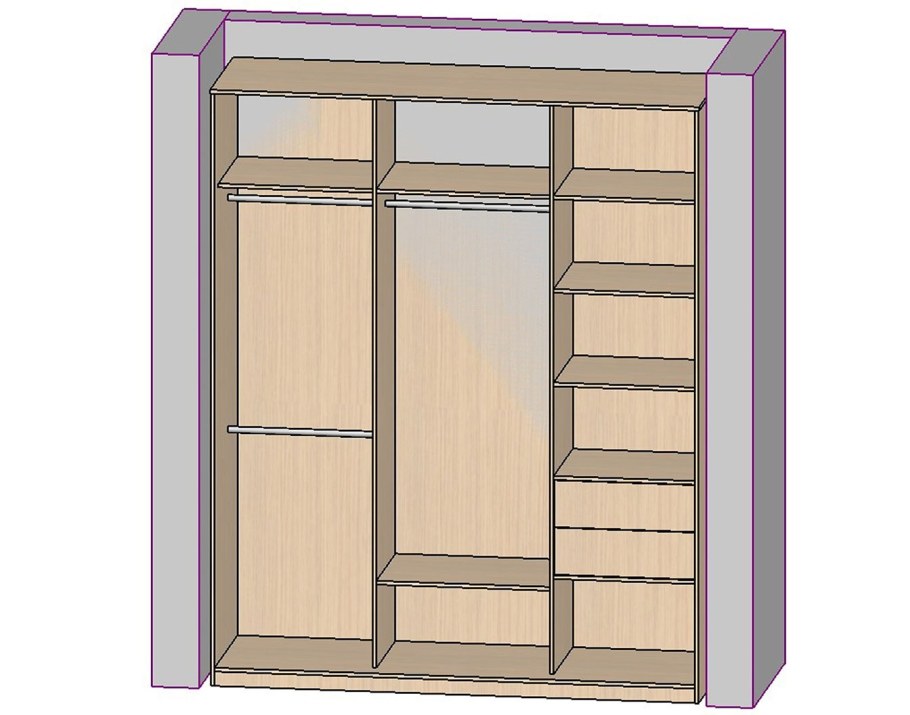 Самодельный шкаф купе