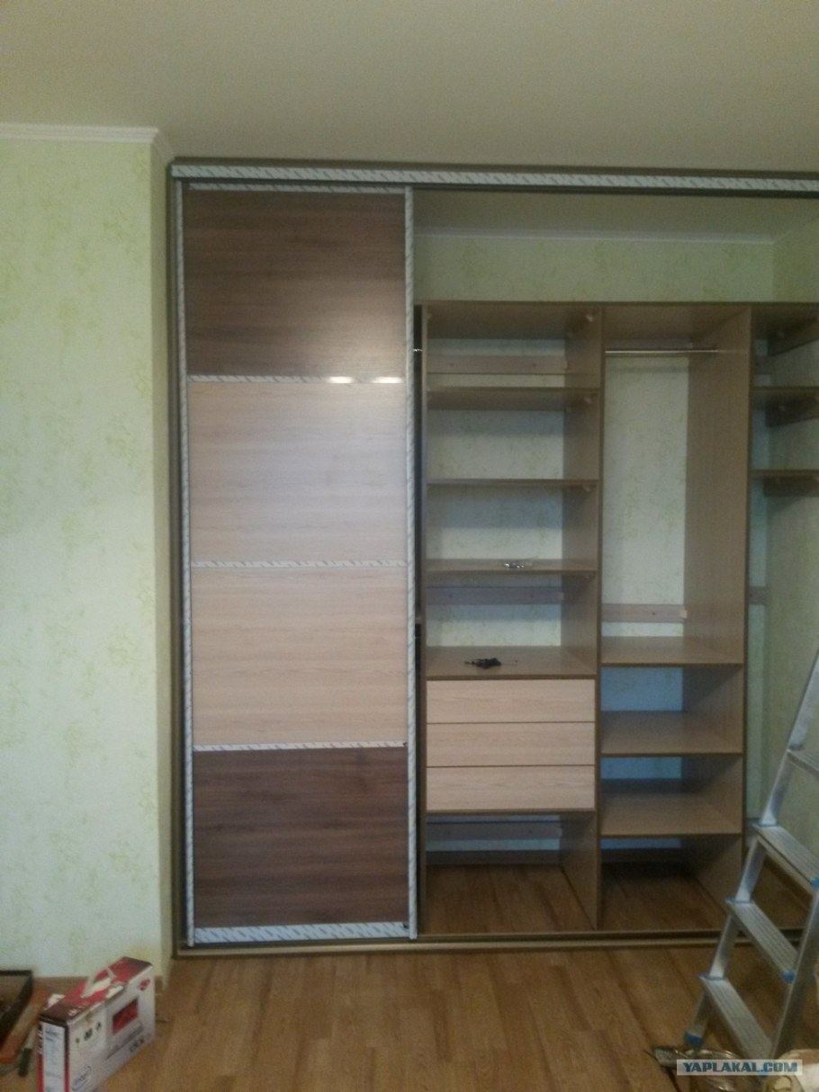 Встроенный шкаф своими руками