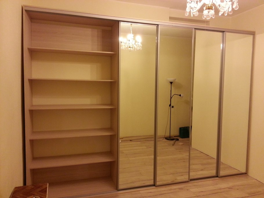 Встроенный шкаф купе каркасный