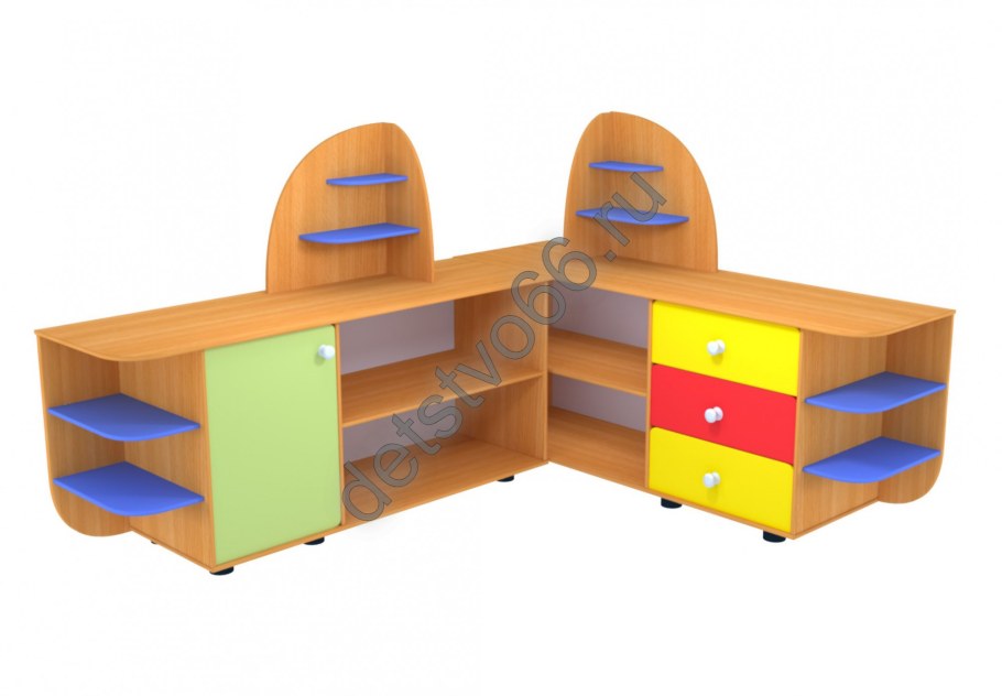 Уголок природы детский 1700х400х1020 мм