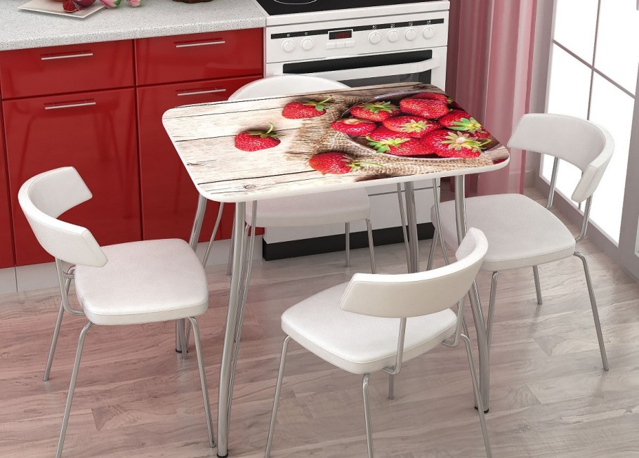 Кухонный стол Стендмебель с фотопечатью