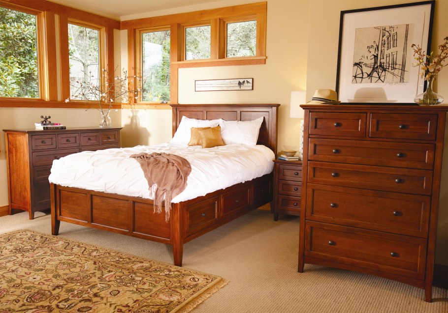 Рыжая мебель в интерьере