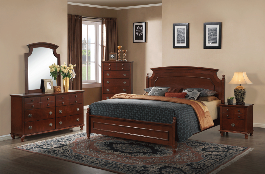 Комод с зеркалом «Агата» 836-DT Rose Oak