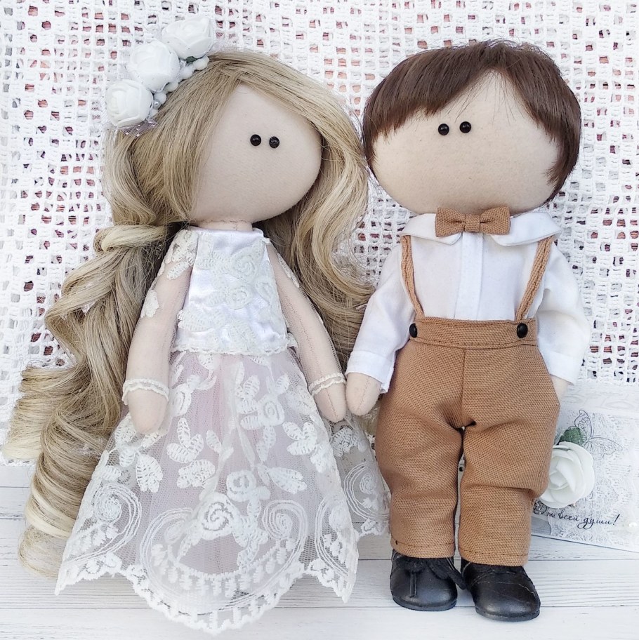 Интерьерная кукла невеста