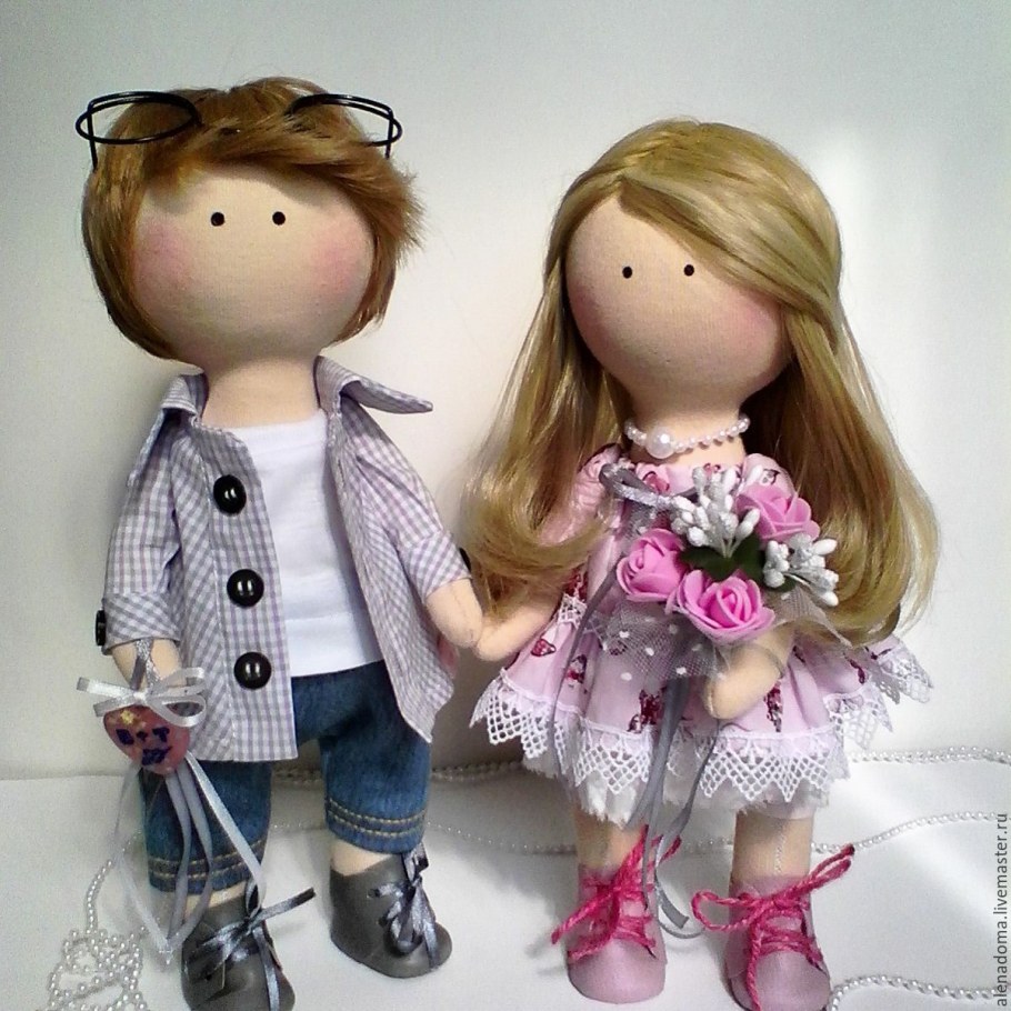 Интерьерная кукла невеста