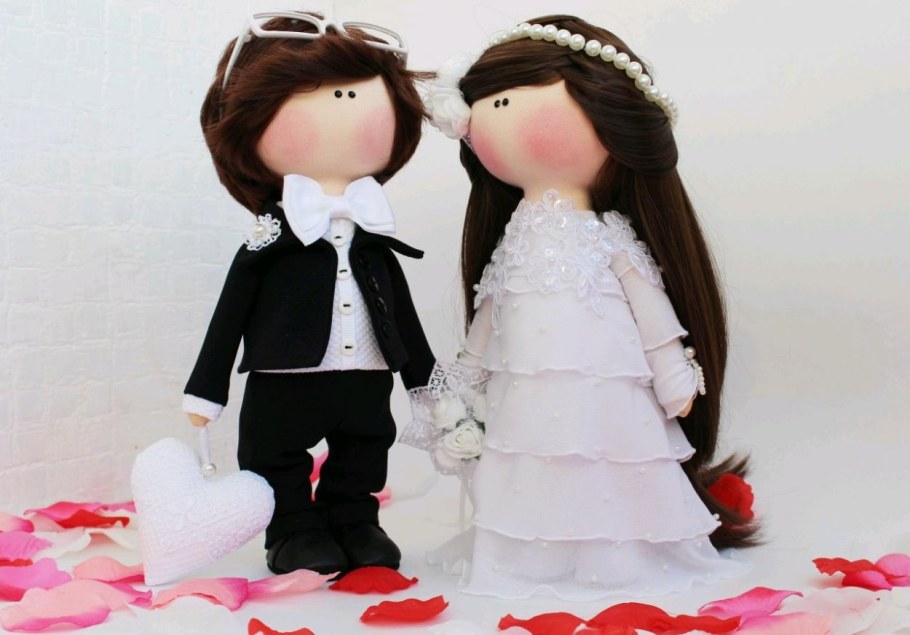 Свадебные интерьерные куклы