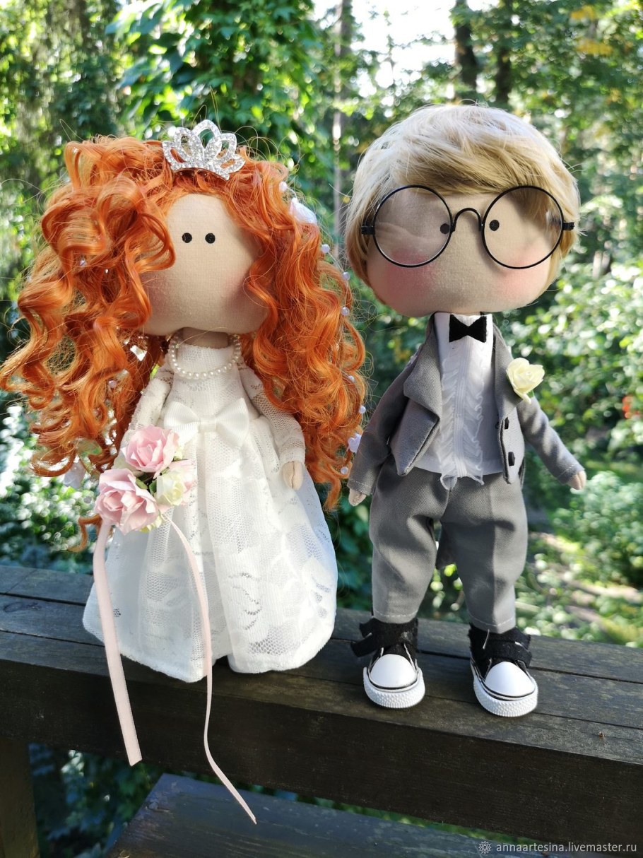 Интерьерная кукла невеста