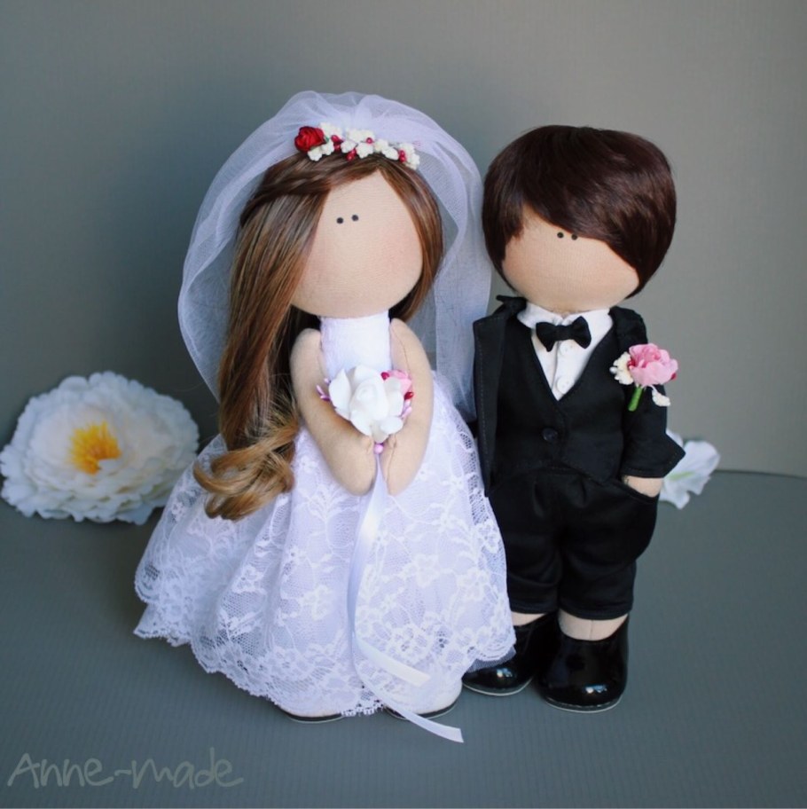 Интерьерная кукла невеста