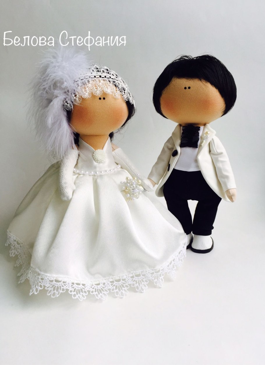 Интерьерная кукла невеста