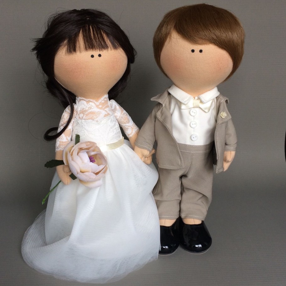 Интерьерная кукла невеста