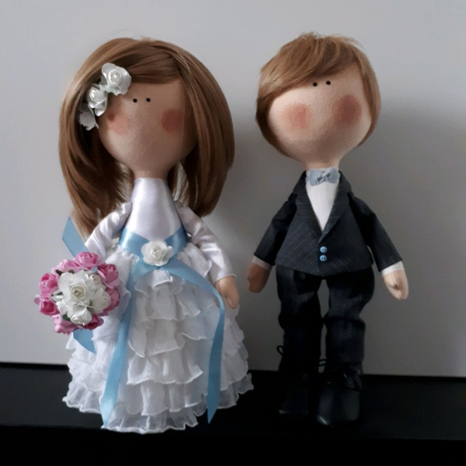Куклы большеножки жених и невеста