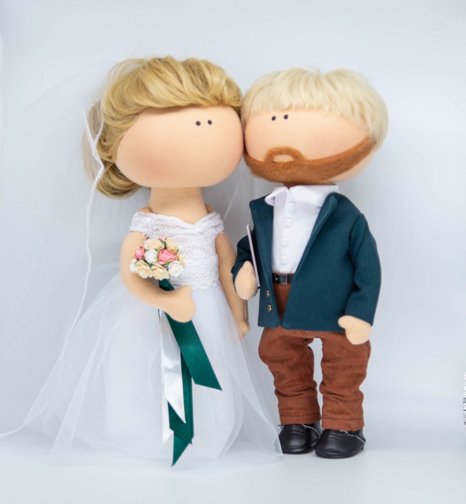 Свадебные куклы жених и невеста