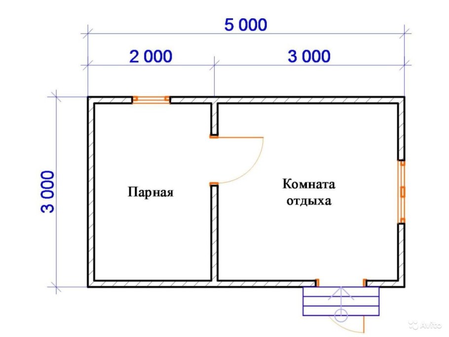 Чертеж бани Елена прекрасная